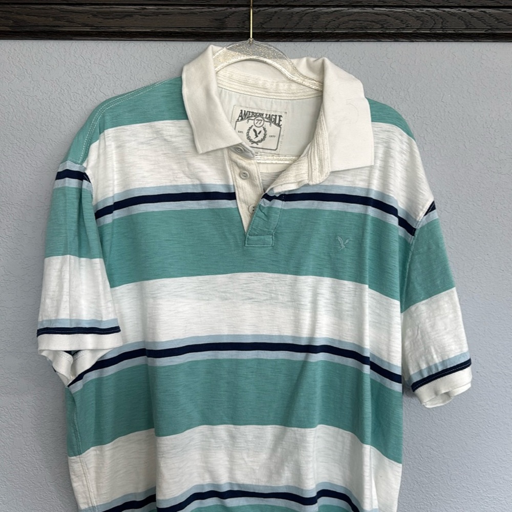 American eagle short sleeve polo xxl